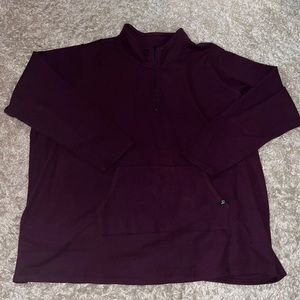 Torrid Happy Camper material half zip size 6